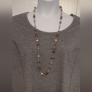 Elegant Multi-Color Beaded Necklace